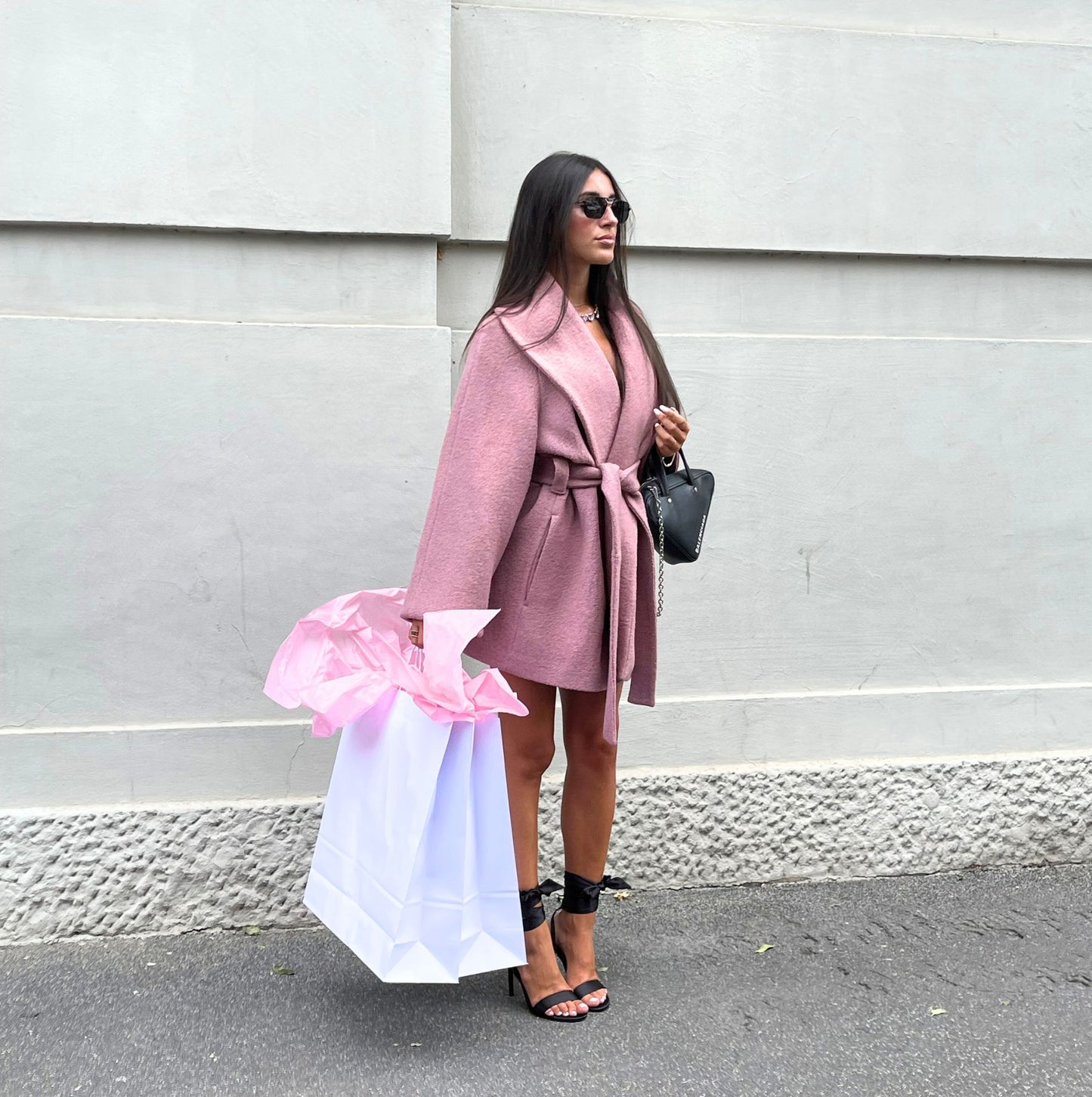 CAPPOTTO MORBIDO IN MICRO BOUCLE'