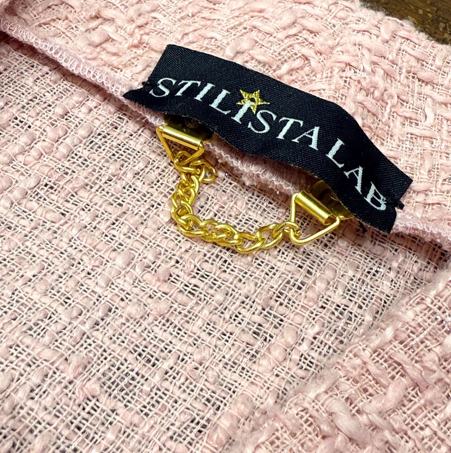 GIACCA RED CARPET TWEED ROSA LUREX