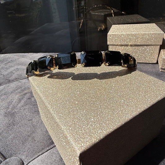 Cerchietto black cubik
